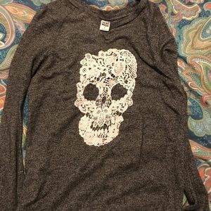 Vero Moda lace skull sweater